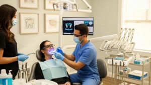 dental-office-scene-with-a-patient-receiving-professional-teeth-whitening-treatment