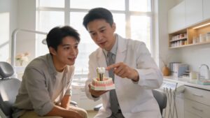 dental consultation for implant restoration